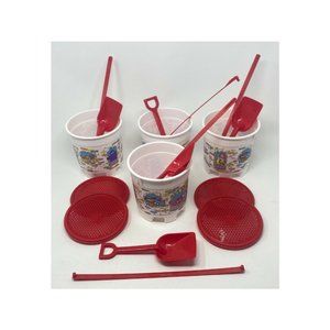 4 Pk Collectors 1987 McDonald's HM Red Beach Kit